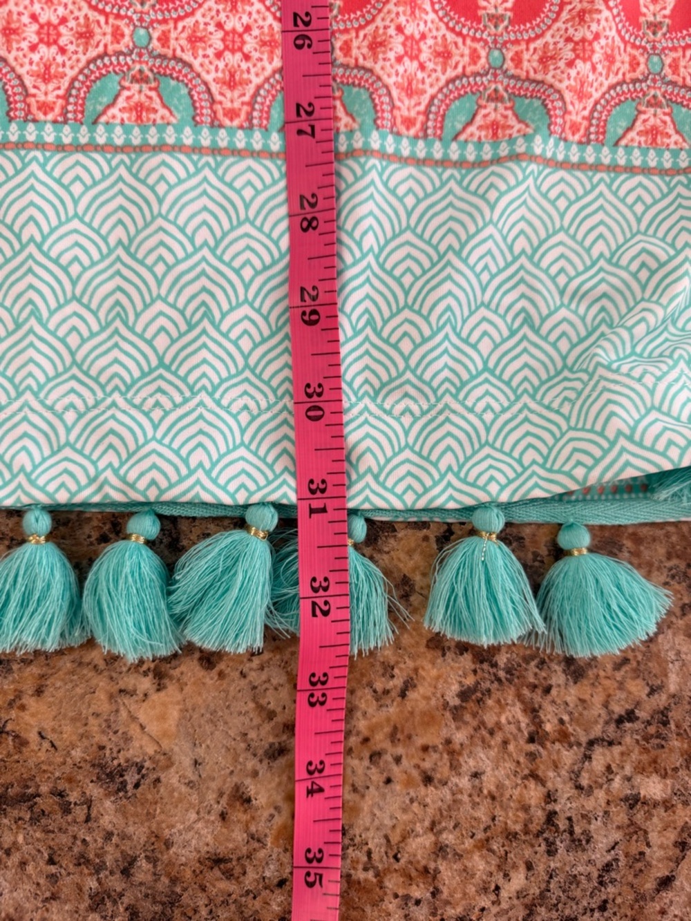 Cabana Life Coral Tides Smocked Off-the-Shoulder Dress Size Large NWT - Picture 6 of 6